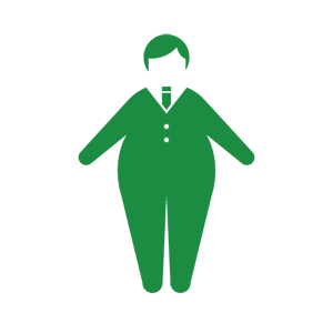 太った人 Human Pictogram 2 0 無料 人物ピクトグラム素材 2 0