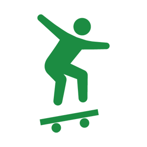 スケートボード Human Pictogram 2 0 無料 人物ピクトグラム素材 2 0