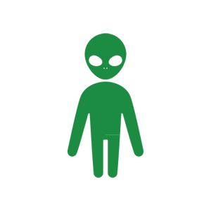 Alien 1 Human Pictogram 2 0 Free Vector Human Pictograms