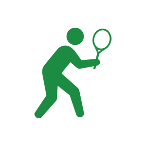 テニスプレーヤー Human Pictogram 2 0 無料 人物ピクトグラム素材 2 0